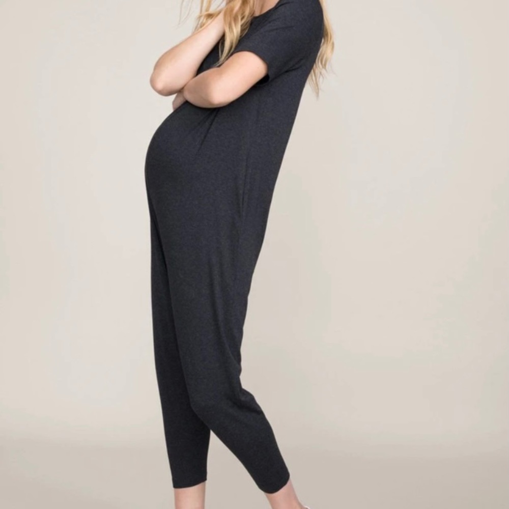 Hatch the walkabout  jumpsuit charcoal gray
